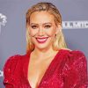 Hilary Duff Actress Paint by number