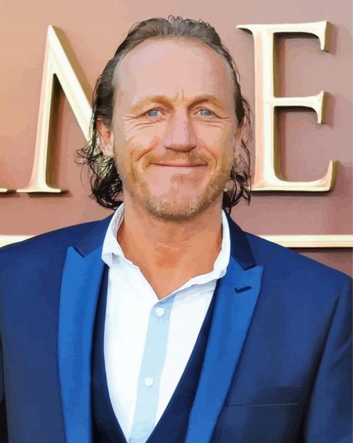 Jerome Flynn Smiling paint by number