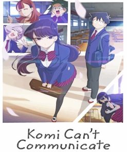 Komi Cant Communicate Anime Poster Paint by number