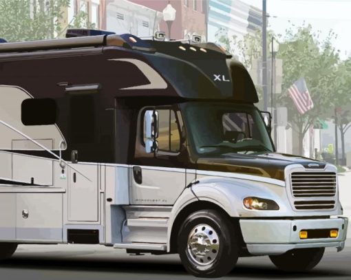 Luxury Motorhomes paint by number