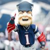 Pat Patriot Mascot paint by number