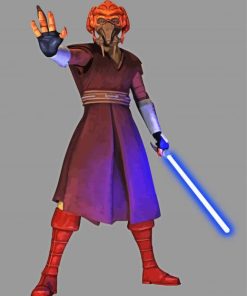 Plo Koon Star Wars Paint by number