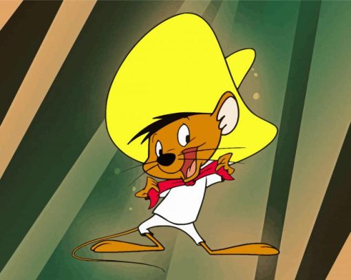 Speedy Gonzales Art Paint by number