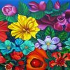 Spring Flower Bouquet Art paint by number