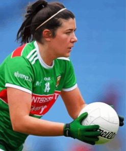 The Footballer Rachel Kearns paint by number