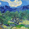 Van Gogh Olive Trees paint by number