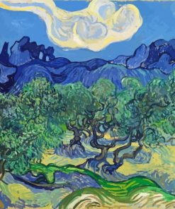 Van Gogh Olive Trees paint by number