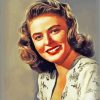 Vintage Ingrid Bergman Art Paint by number