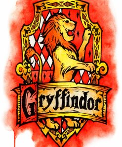 Hogwarts House Gryffindor Paint By Numbers