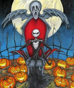 Jack Skellington Paint By Numbers