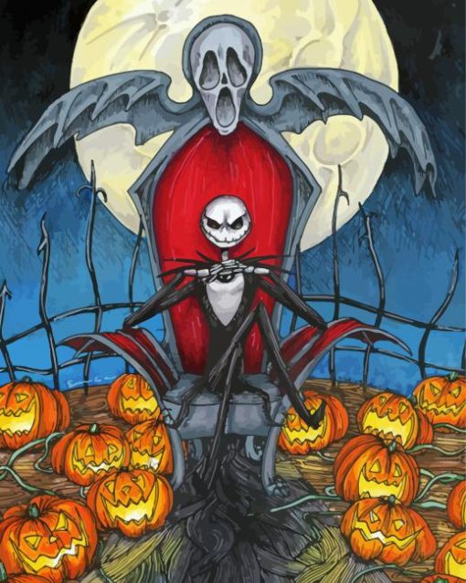 Jack Skellington Paint By Numbers