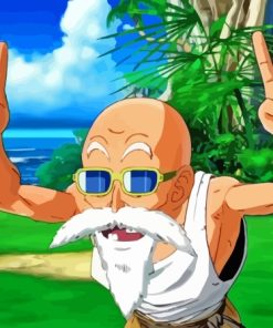 Master Roshi Paint By Numbers