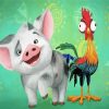 Hei Hei And Pua Paint By Numbers