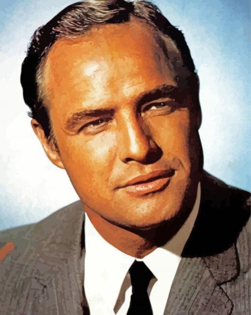 Actor Marlon Brando Paint By Numbers