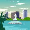 Orlando Florida Poster Paint By Number