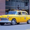 Checker Cab Car Paint By Number