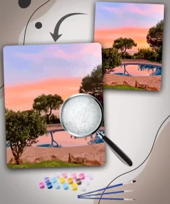 Custom Painting By Numbers​ Landscape