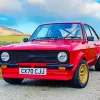 Red Mk Escort Car Paint By Numbers