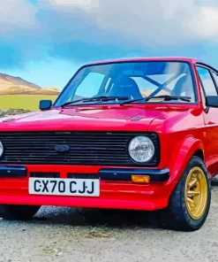 Red Mk Escort Car Paint By Numbers