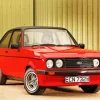 Red Mk Escort Paint By Numbers