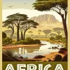 Africa Poster Paint By Numbers