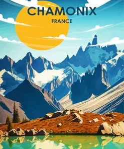 Chamonix France Paint By Numbers
