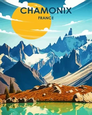 Chamonix France Paint By Numbers