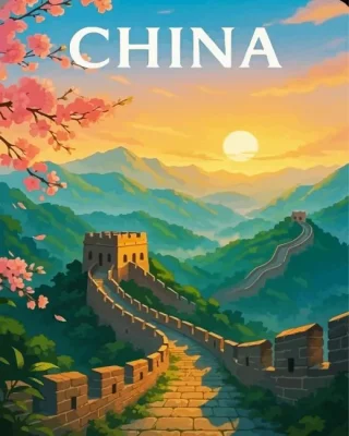 China Poster Paint By Numbers