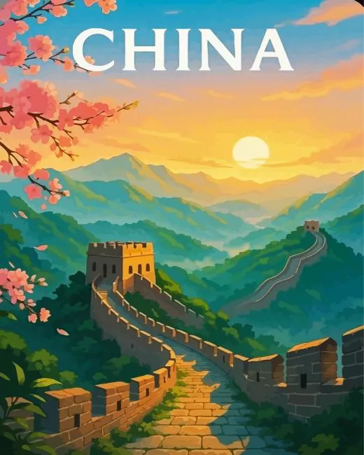 China Poster Paint By Numbers