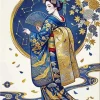 Japanese Geisha Paint By Numbers