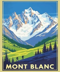 Mont Blanc Paint By Numbers
