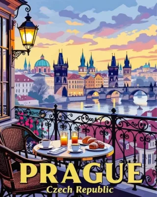 Prague Czech Paint By Numbers 