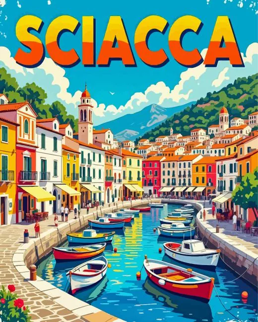 Sciacca Poster Paint By Numbers