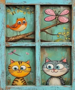 Adorable Animals Paint By Numbers