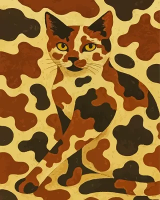 Cool Cat Paint By Numbers