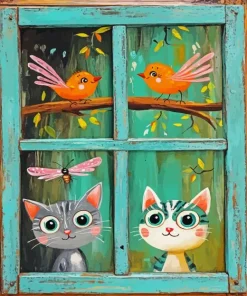 Cute Animals Paint By Numbers é