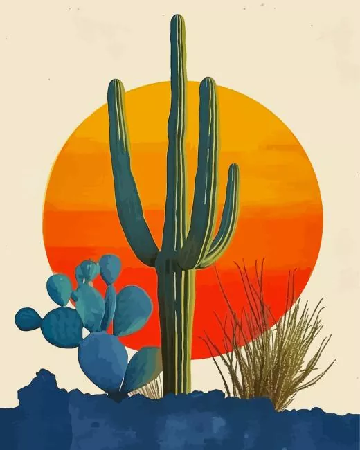 Desert Art Paint By Numbers