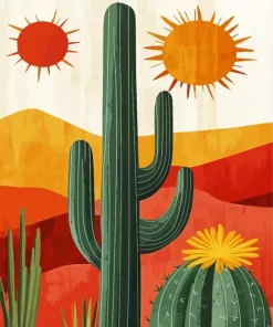 Desert Art Paint By Numbers