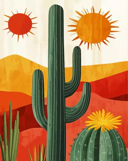Desert Art Paint By Numbers