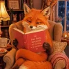 Fox Reading A Book Paint By Numbers